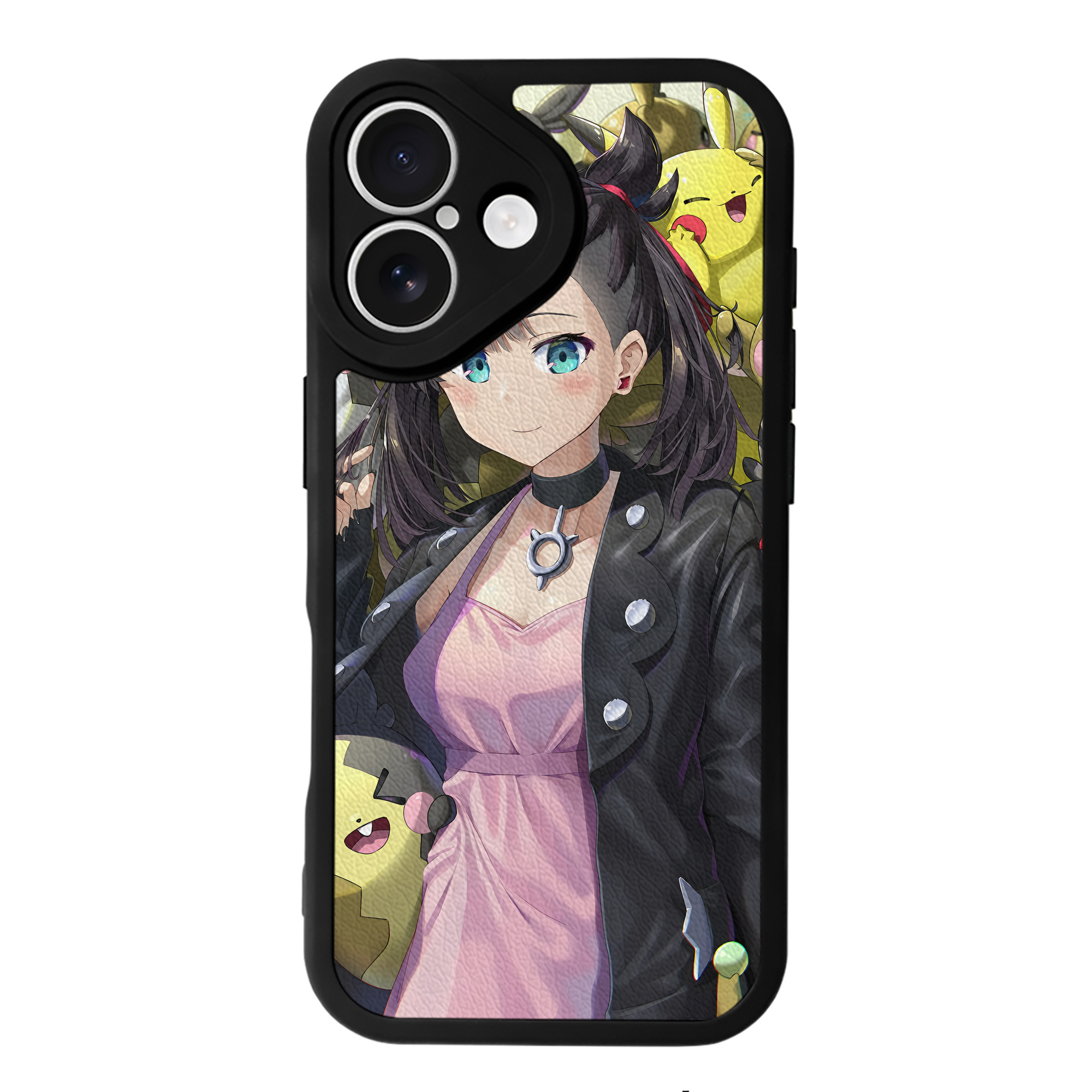 （画像用） ポケットモンスター Pokémon 【iPhone 16シリーズ対応】シリコンスマホケース（レザー調） 材質：シリコン